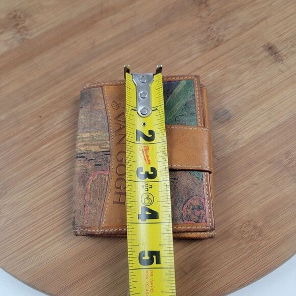 Van‎ Gogh Art Brown Leather Wallet - Picture 8 of 10